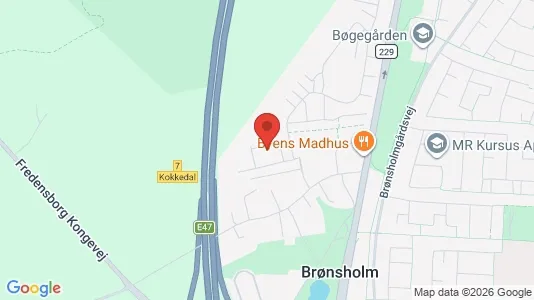 Apartments for rent i Kokkedal - kort over placeringen