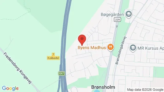 Apartments for rent i Kokkedal - kort over placeringen