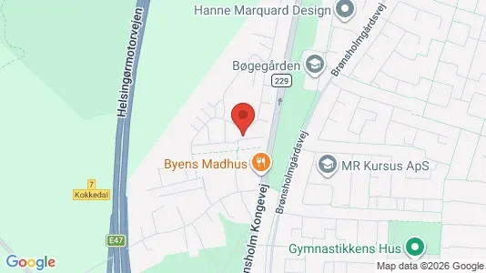 Apartments for rent i Kokkedal - kort over placeringen