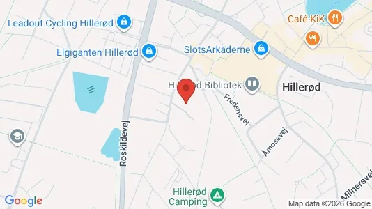 Apartments for rent i Hillerød - kort over placeringen
