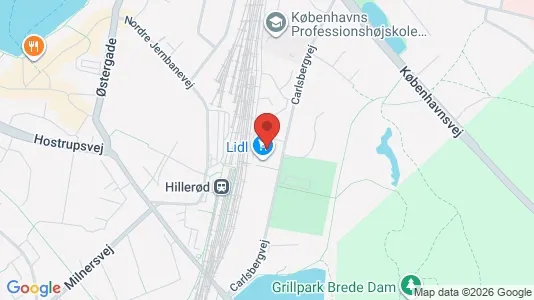 Apartments for rent i Hillerød - kort over placeringen