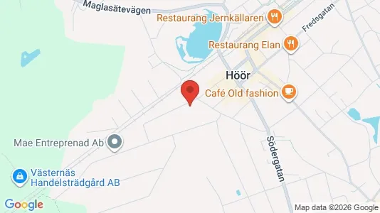 Apartments for rent i Höör - kort over placeringen