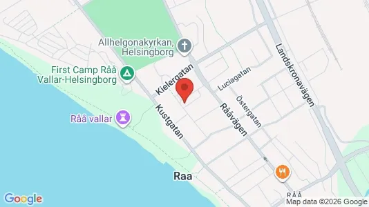 Apartments for rent i Helsingborg - kort over placeringen