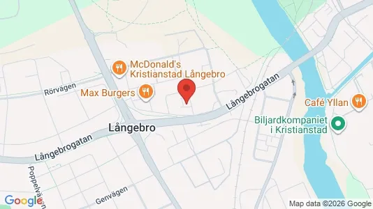 Rooms for rent i Kristianstad - kort over placeringen