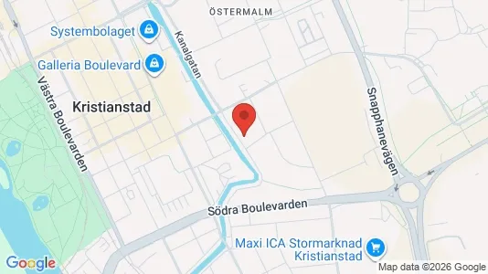 Apartments for rent i Kristianstad - kort over placeringen