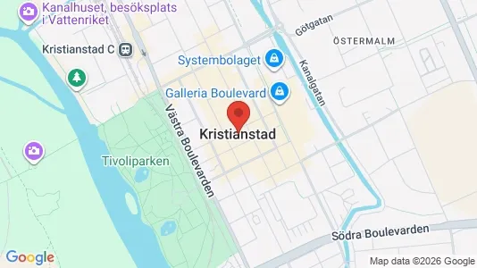 Apartments for rent i Kristianstad - kort over placeringen