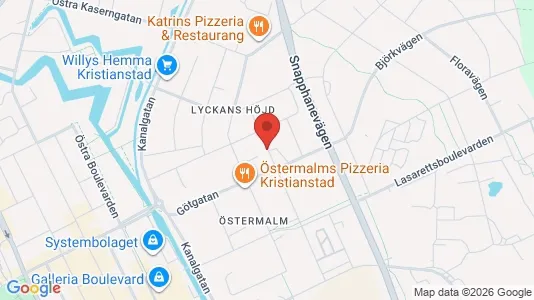 Apartments for rent i Kristianstad - kort over placeringen