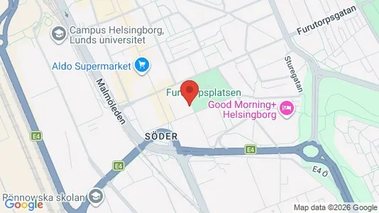 Apartments for rent i Helsingborg - kort over placeringen