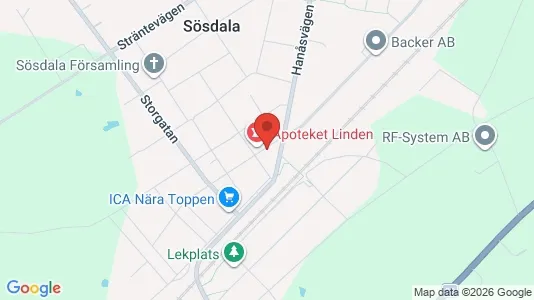 Apartments for rent i Hässleholm - kort over placeringen