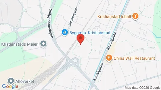 Apartments for rent i Kristianstad - kort over placeringen