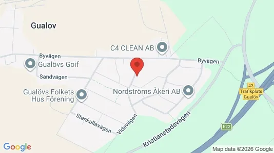 Apartments for rent i Bromölla - kort over placeringen