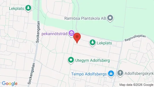 Apartments for rent i Helsingborg - kort over placeringen