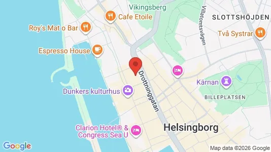 Apartments for rent i Helsingborg - kort over placeringen