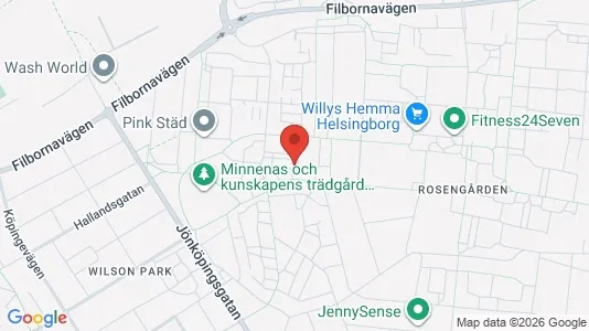 Apartments for rent i Helsingborg - kort over placeringen