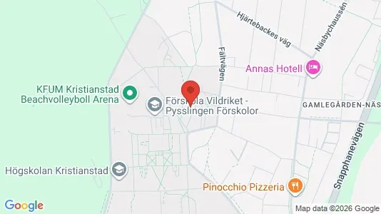 Rooms for rent i Kristianstad - kort over placeringen