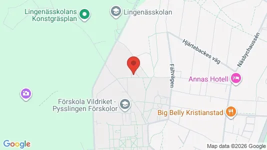 Rooms for rent i Kristianstad - kort over placeringen