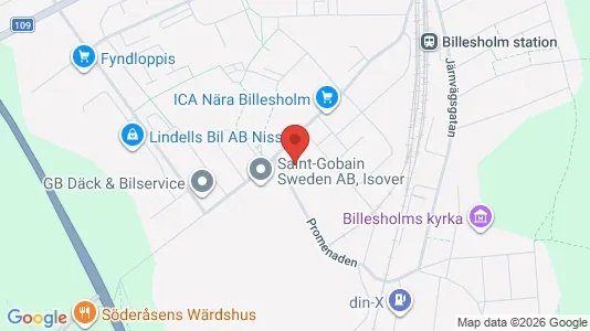 Apartments for rent i Bjuv - kort over placeringen