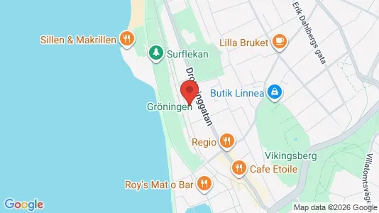 Apartments for rent i Helsingborg - kort over placeringen
