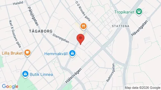 Apartments for rent i Helsingborg - kort over placeringen