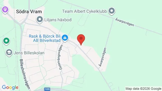 Apartments for rent i Bjuv - kort over placeringen