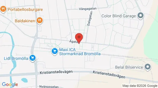 Apartments for rent i Bromölla - kort over placeringen