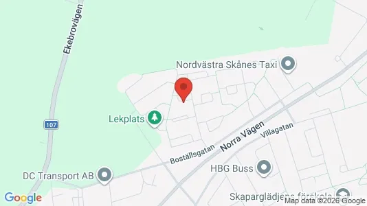 Apartments for rent i Bjuv - kort over placeringen