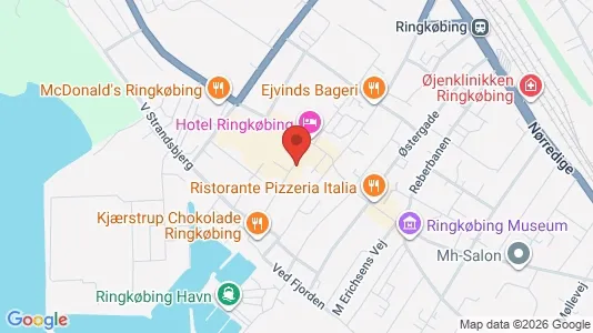 Apartments for rent i Ringkøbing - kort over placeringen