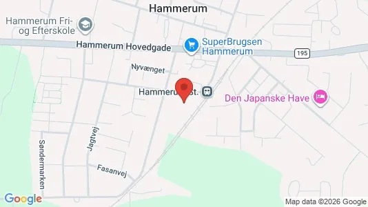 Apartments for rent i Herning - kort over placeringen