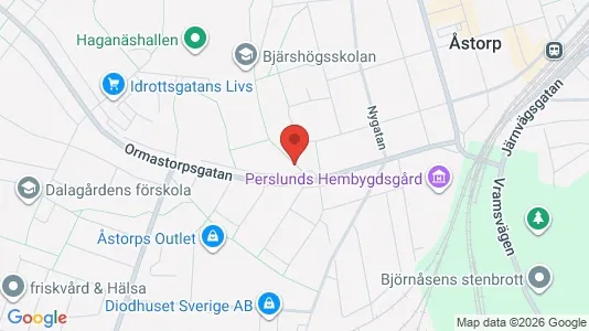 Apartments for rent i Åstorp - kort over placeringen
