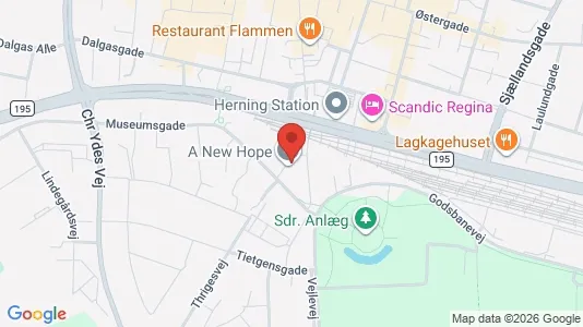 Apartments for rent i Herning - kort over placeringen