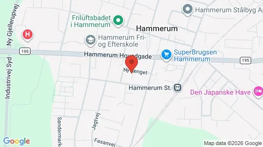 Apartments for rent i Herning - kort over placeringen
