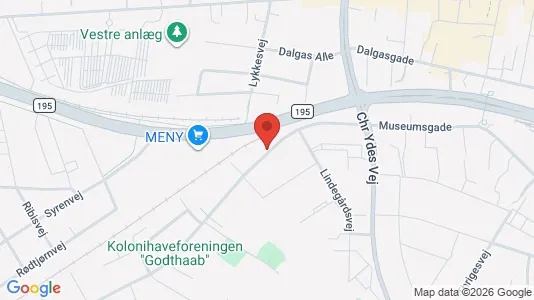 Apartments for rent i Herning - kort over placeringen