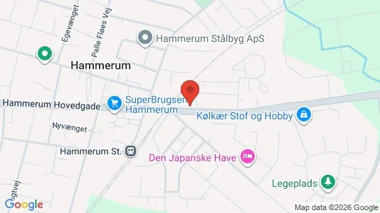 Apartments for rent i Herning - kort over placeringen