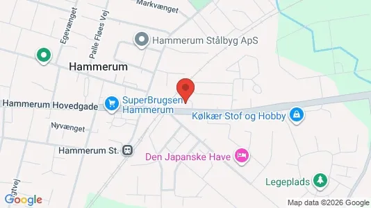 Apartments for rent i Herning - kort over placeringen