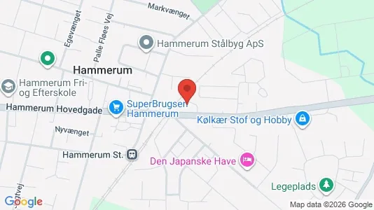 Apartments for rent i Herning - kort over placeringen
