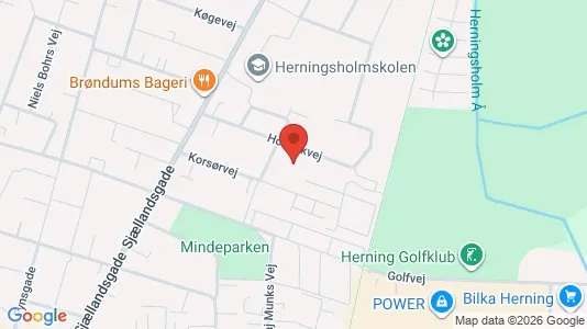 Apartments for rent i Herning - kort over placeringen