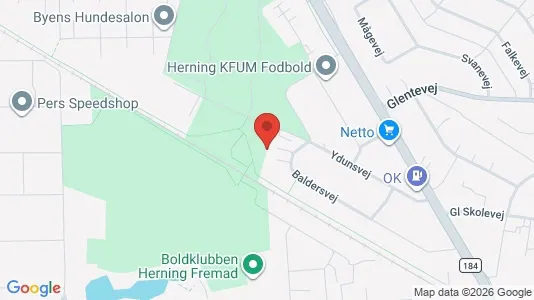 Apartments for rent i Herning - kort over placeringen
