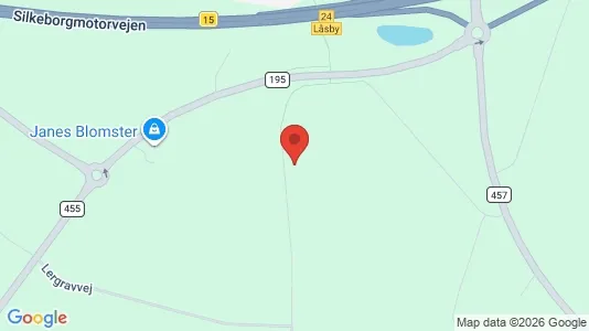 Apartments for rent i Låsby - kort over placeringen