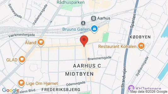 Apartments for rent i Aarhus C - kort over placeringen