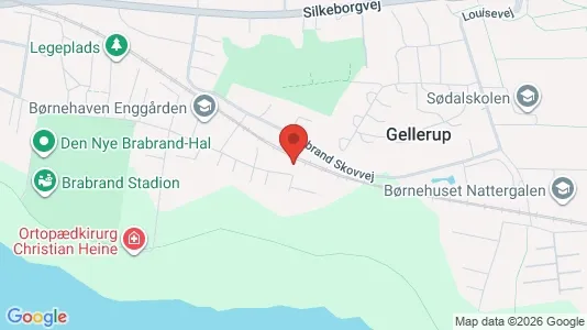 Apartments for rent i Brabrand - kort over placeringen