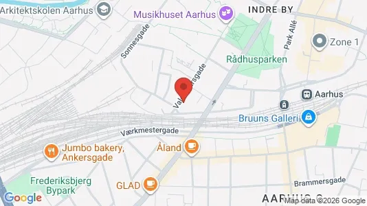 Apartments for rent i Aarhus C - kort over placeringen