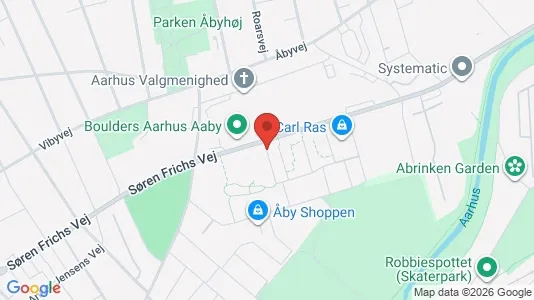 Apartments for rent i Åbyhøj - kort over placeringen