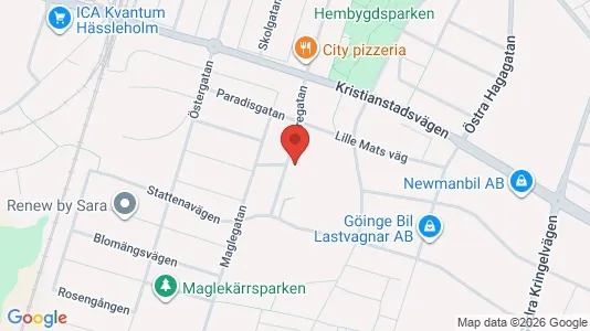 Apartments for rent i Hässleholm - kort over placeringen