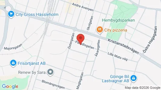 Apartments for rent i Hässleholm - kort over placeringen