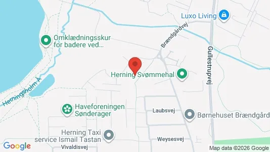 Apartments for rent i Herning - kort over placeringen