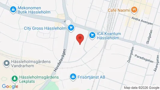 Apartments for rent i Hässleholm - kort over placeringen