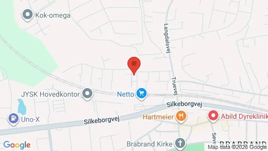 Apartments for rent i Brabrand - kort over placeringen