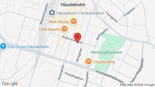 Apartments for rent i Hässleholm - kort over placeringen