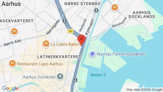 Apartments for rent i Aarhus C - kort over placeringen