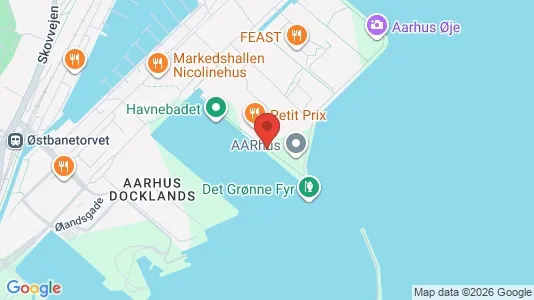 Apartments for rent i Aarhus C - kort over placeringen